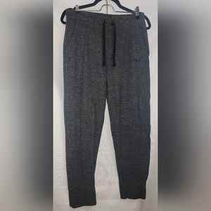 NIKE Dark Grey Unisex Jogger With Drawstring Fitted Ankle Size Small